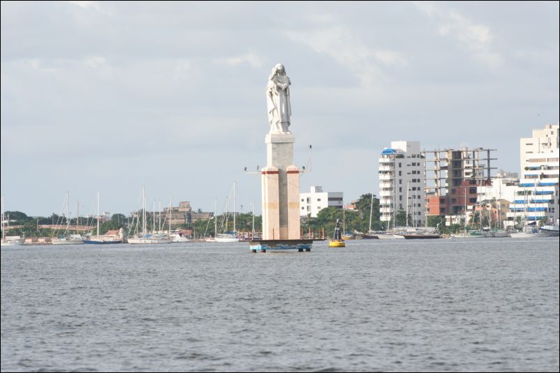 Madonna statuen i havnen
